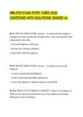 MRL3702 EXAM STUDY GUIDE 2026 QUESTIONS WITH SOLUTIONS GRADED A&plus;
