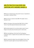 MRL3702 PRACTICE EXAM PAPER 2026 QUESTIONS WITH ANSWERS GRADED A&plus;
