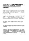 SCCJA BLOCK 4 COMPREHENSIVE TEST BANK 2026 COMPLETE ANSWERS ACCURATE