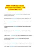 NRNP 6645 Midterm Exam Questions and Answers 100&percnt;  GUARANTEED PASS