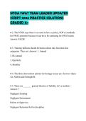 NTOA SWAT TEAM LEADER UPDATED SCRIPT 2026 PRACTICE SOLUTIONS GRADED A&plus;