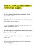 NCATT AET ACTUAL EXAM 2026 QUESTIONS WITH ANSWERS GRADED A&plus;
