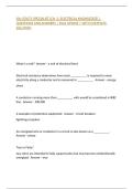 ISA UTILITY SPECIALIST &lpar;CH&period; 5&colon; ELECTRICAL KNOWLEDGE&rpar; &vert; QUESTIONS AND ANSWERS &vert; 2026 UPDATE &vert; WITH COMPLETE SOLUTION
