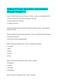 Indiana PI Exam Questions and Answers Already Graded A&plus;