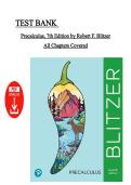 Test Bank for Precalculus 7th Edition &ndash; Blitzer &vert; All Chapters Included &vert; Instant PDF Download