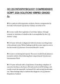 SCI 225 PATHOPHYSIOLOGY COMPREHENSIVE SCRIPT 2026 SOLUTIONS VERIFIED GRADED A&plus;