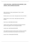 COMD 4500 FINAL &vert; QUESTIONS AND ANSWERS &vert; 2026 UPDATE &vert; WITH COMPLETE SOLUTION