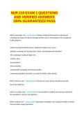NUR 210 EXAM 1 QUESTIONS AND VERIFIED ANSWERS 100&percnt; GUARANTEED PASS
