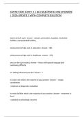 COMD 4500- EXAM 1 &vert; 163 QUESTIONS AND ANSWERS &vert; 2026 UPDATE &vert; WITH COMPLETE SOLUTION