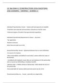 CE 366 EXAM 2 &lpar;CONSTRUCTION&rpar; 2026 QUESTIONS AND ANSWERS &vert; VERIFIED &vert; SCORED A&plus;