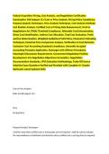 Federal Acquisition Pricing&comma; Cost Analysis&comma; and Negotiation Certification Examination&colon; FAR Subpart 15&period;4 Cost or Price Analysis&comma; Pricing Policy Compliance&comma; Proposal Analysis Techniques&comma; Price Analysis Techniques&comma; Cost Analysis Methods&comma; Cost Realism Analysi