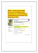 Week 7 i-Human Case Study&colon; Functional Constipation and Encopresis in a 4-Year-Old Male &ndash; Comprehensive Assessment and Management Plan