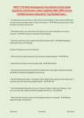 WGU C779 &ndash; Web Development Foundations &ndash; Study Guide with Questions and Verified Answers &ndash; Latest 2026 Update &lpar;A&plus; Assured&rpar;