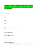 ACAMS Practice Questions With 100&percnt; Correct Detailed Answers &lpar;Verified Answers&rpar; Already Passed And Rated A&plus;