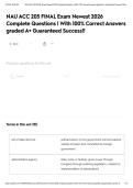NAU ACC 205 FINAL Exam Newest 2026 Complete Questions &vert; With 100&percnt; Correct Answers graded A&plus; Guaranteed Success&excl;&excl;