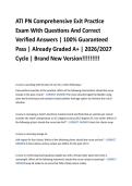 ATI PN Comprehensive Exit Practice  Exam With Questions And Correct  Verified Answers &vert; 100&percnt; Guaranteed  Pass &vert; Already Graded A&plus; &vert; 2026&sol;2027  Cycle &vert; Brand New Version&excl;&excl;&excl;&excl;&excl;&excl;&excl;&excl;&excl; 