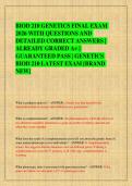 BIOD 210 GENETICS FINAL EXAM  2026 WITH QUESTIONS AND DETAILED CORRECT ANSWERS&vert;ALREADY GRADED A&plus;&vert;  GUARANTEED PASS&vert;GENETICS BIOD 210 LATEST EXAM &lbrack;BRAND NEW&rsqb;