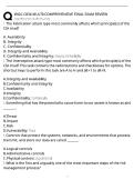 WGU C836 MULTI&sol;COMPREHENSIVE FINAL EXAM REVIEW Questions & Answers With Complete Solutions