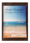 Test bank for Health Promotion Throughout the Life Span 8th Edition with test questions and answers graded A&plus;