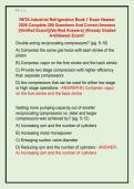 RETA Industrial Refrigeration Book 1 Exam Newest  2026 Complete 200 Questions And Correct Answers  &vert;&vert;Verified Exam&excl;&vert;&vert;&lpar;Verified Answers&rpar; &vert;Already Graded  A&plus;&vert;&vert;Newest Exam&excl;&excl; 