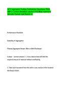 ACI Aggregate Testing Technician Questions With 100&percnt; Correct Detailed Answers &lpar;Verified Answers&rpar; Already Passed And Rated A&plus;
