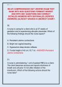 RN ATI COMPREHENSIVE EXIT VERIFIED EXAM TEST  BANK WITH NGN QUESTIONS FORMART NEWEST  2026 WITH 500&plus; QUESTIONS AND CORRECT  DETAILED ANSWERS WITH RATIONALES &lpar;VERIFIED  ANSWERS&rpar; &vert;ALREADY GRADED A&plus;&vert;&vert;NEWEST EXAM&excl;&excl;&excl;