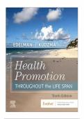 Test bank for Health Promotion Throughout the Life Span 10th Edition with test questions and answers graded A&plus;