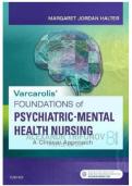 Test bank for Varcarolis' Foundations of Psychiatric-Mental Health Nursing A Clinical Approach 8th Edition with test questions and answers graded A&plus;