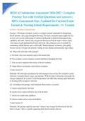 HESI A2 Admissions Assessment 2026&sol;2027 &vert; Complete Practice Test with Verified Questions and Answers &vert; 100&percnt; Guaranteed Pass &vert; Updated for Current Exam Format & Nursing School Requirements &vert; A&plus; Graded