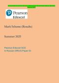 Pearson Edexcel Level 3 GCE Music Technology Advanced COMPONENT 4&colon; Producing and Analysing JUNE 2025 combined Question Paper and Mark scheme Setting up time