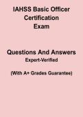 IAHSS Basic Officer Certification Exam &ndash; Study Guide & Practice Questions