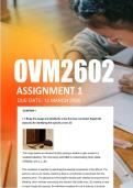 OVM2602 Assignment 1  Due 12 March 2026  - Distinction  Guaranteed