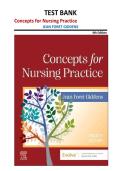 Concepts for Nursing Practice Test Bank 4th Edition &vert; Jean Foret Giddens