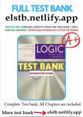 Test bank for A Concise Introduction to Logic&comma; Hurley&comma;13 Edition&vert; All chapters