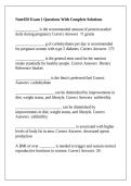 Nutr650 Exam 1 Questions With Complete Solutions