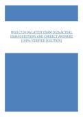 WGU C720 OA LATEST EXAM 2026 ACTUAL EXAM QUESTIONS AND CORRECT ANSWERS &lpar;100&percnt; VERIFIED SOLUTION&rpar;