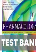 Test Bank For Pharmacology A Patient-Centered Nursing Process Approach 11th Edition by Linda E&period; McCuistion&semi; Jennifer J&period; Yeager&semi; Mary Beth Winton&semi; Kathleen DiMaggio 9780323793155 Chapter 1-58 Complete Guide A&plus;