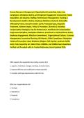 Human Resource Management&comma; Organizational Leadership&comma; Labor Law Compliance&comma; Workplace Safety&comma; and Employee Engagement Assessment&colon; Talent Acquisition&comma; Job Analysis&comma; Staffing&comma; Performance Management&comma; Training & Development&comma; Health & Safety&comma; Employee Relatio