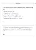 UTA NURS 3365 Exam 1 pharmacology ACTUAL EXAM ALL QUESTIONS AND CORRECT ANSWERS LATEST UPDATE THIS YEAR-JUST RELEASED&period;pdf
