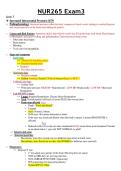 NUR265 Final Exam&colon; Intracranial Pressure & Related Conditions &vert;2025 Update with complete solution