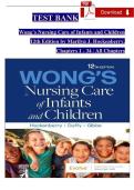 Wong&rsquo;s Nursing Care of Infants and Children &ndash; 12th Edition &ndash; Complete Test Bank with Verified Answers