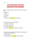 NCC EFM EXAM 2026 WITH  QUESTIONS AND ANSWERS 