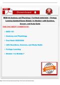 BIOD 151 Anatomy & Physiology I Test Bank &vert; Portage Learning &vert; Modules 1&ndash;7 &vert; Verified Questions & Answers &vert; 2025&ndash;2026 Updated Study Guide &vert; Guaranteed A&plus;