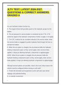 JLTV TEST&period; LATEST 2026-2027&period; QUESTIONS & CORRECT ANSWERS&period; GRADED A