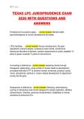 TEXAS LPC JURISPRUDENCE EXAM  2026 WITH QUESTIONS AND  ANSWERS