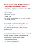 New born exam 2 2026&ndash;2027 Accurate Exam   Questions and Verified Correct Answers 