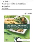 TEST BANK for Nutritional Foundations and Clinical Applications&colon; A Nursing Approach 8th Edition &lpar;Michele Grodner &comma; Sylvia Escott&comma;2024&rpar; All Chapters 1-20&vert;&vert; Newest Edition