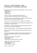 BLAW 310 - CHASE EDWARDS - LEGAL ENVIRONMENT OF BUSINESS QUESTIONS