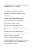 BLAW 310 EXAM 1 &lpar;AMII CASTLE&rpar; QUESTIONS WITH VERIFIED ACCURATE ANSWERS