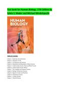 Human Biology &lpar;BIOL&rpar; &ndash; 17th Edition Test Bank Questions and Answers &vert; Sylvia S&period; Mader & Michael Windelspecht &vert; Complete Exam Preparation Resource